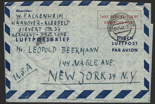 Lettera pieghevole posta aerea