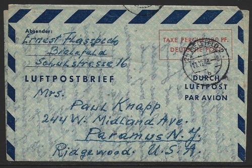 Lettera pieghevole posta - , aerea