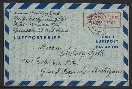 Lettera pieghevole posta aerea